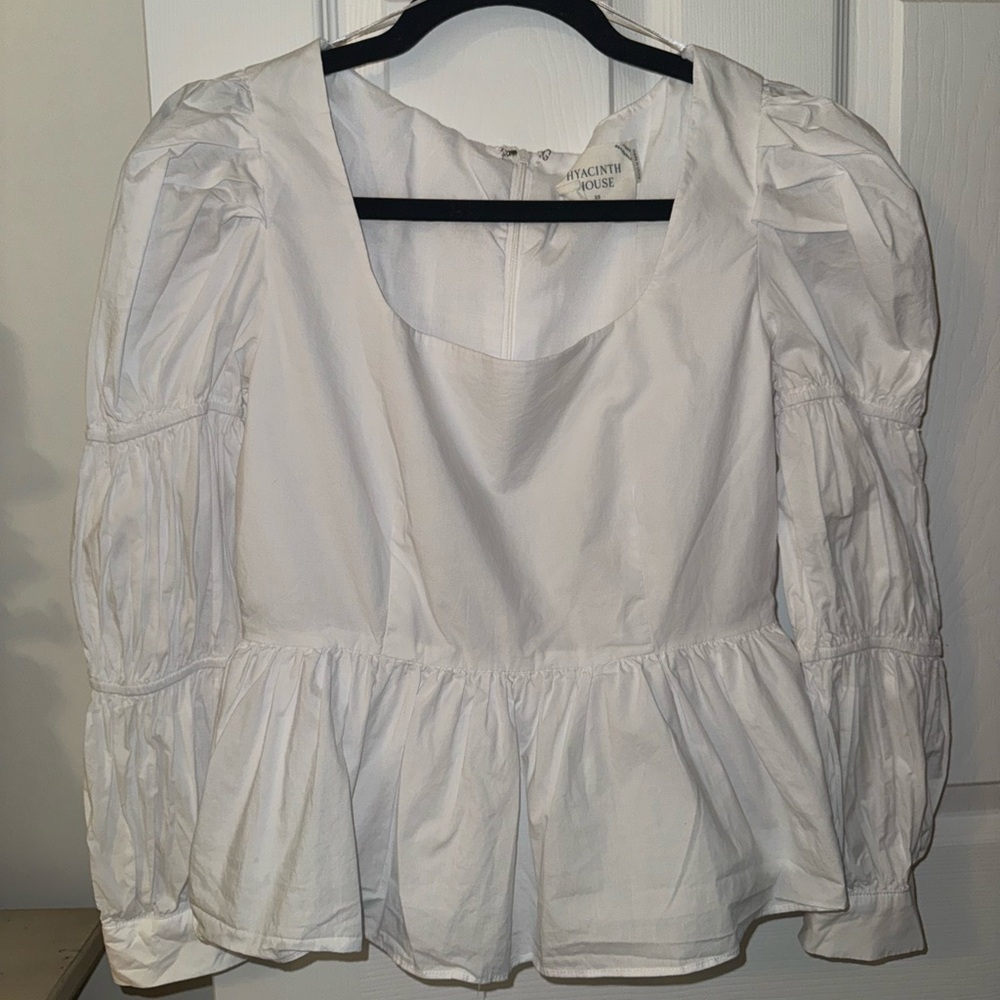 Tuckernuck Hyacinth House Puff Blouse